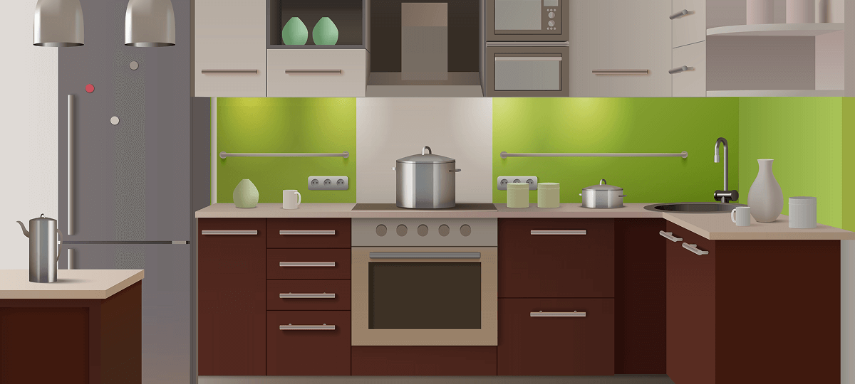 Two-Tone Cabinets (Light Upper, Dark Lower)